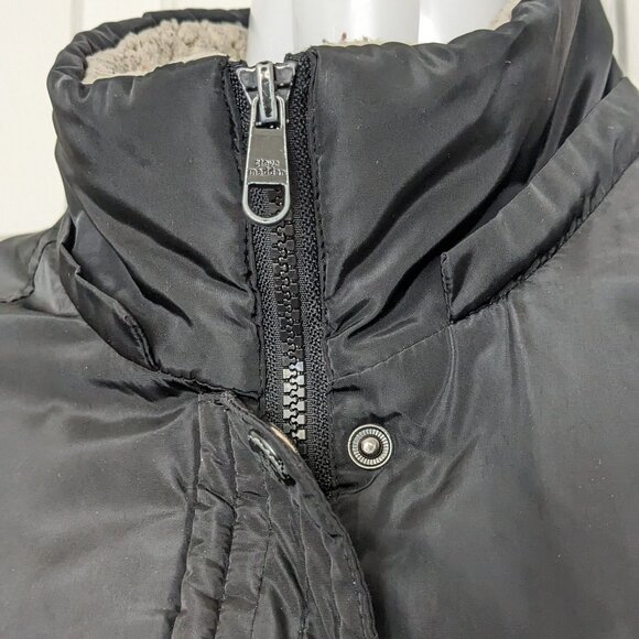 Steve Madden Girl's Winter Coat Size M ( 10-12 ) Black - Picture 2 of 13